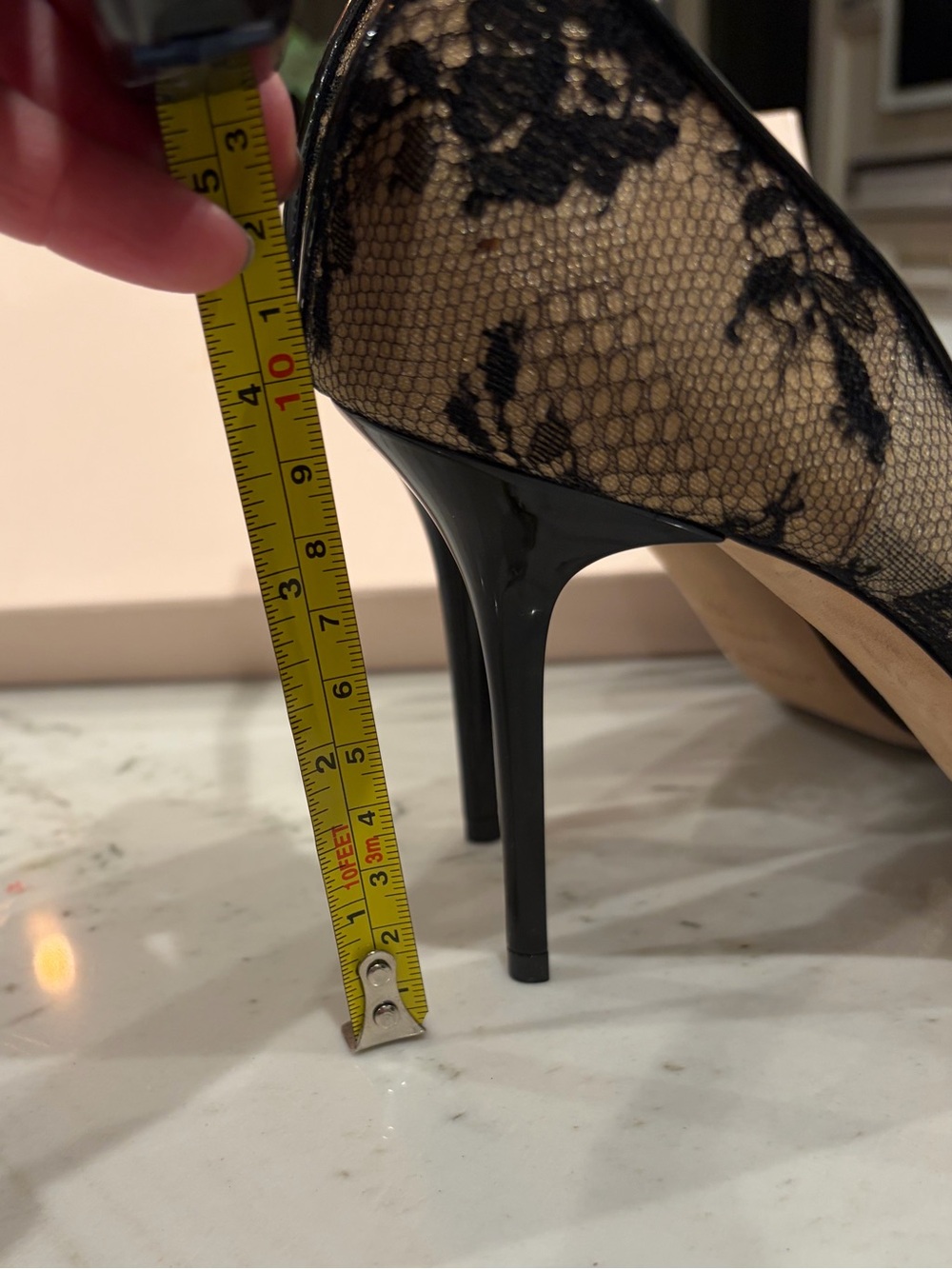 Jimmy Choo lace pumps- 6.5 NEW - Picture 12 of 16